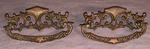 Great Set 2 Ornate Antique Victorian Brass Drawer Pulls. Fixed Price $20.99.
