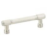 New Emtek Industrial Modern Jasper Pull 3.5 Satin Nickel 86686US15. Fixed Price $7.99.