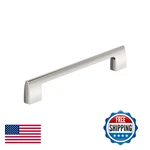 Amerock Riva 7-9/16 Inch 192MM Center-to-center Satin Nickel Cabinet Pull. Fixed Price $34.81.