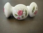3 Belwith Wildflowers Round Drawer Pull White Porcelain Pink. Fixed Price $17.00.