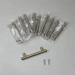 Berenson (10 Pk) Traditional Advantage Two T-bar Pull Champagne 96MM 9541-20CZ-P. Fixed Price $21.28.
