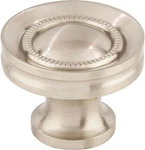 13 Top Knobs Asbury Button Faced 1/4" M292 Brushed Satin Nickel. Fixed Price $95.00.