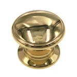 (10) Amerock BP1466-3 Solid Polished Brass 1/4" Cabinet Knob Vintage. Fixed Price $49.50.