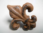 25 Cast Iron Antique Style Fleur De Lis Drawer Pull, Barn Handle, Door Handles. Fixed Price $24.99.