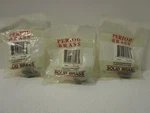 Period Brass Cabinet Knob/pull Brushed Nickel Finish 1-1/4", Total 3 Knobs. Fixed Price $20.00.