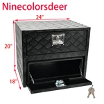 24"X18"X20" Aluminum Underbody W/drop Door And Drawer Truck Bk. Fixed Price $343.22.