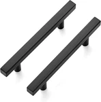 30 Pack 6'' Square Cabinet Pulls Matte Black Stainless Steel Kitchen Drawer. Fixed Price $46.99.