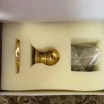 Baldwin Springfield 3665-030 Traditional Polished Brass Wall Mounted Robe Hook. Fixed Price $45.00.