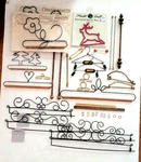 Bell Pull Hardware, Prices Vary $1.99-12.99, Sets, Bottoms, Tops, Metal, Wood. Fixed Price $5.99.