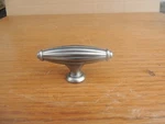 10 New 618L-BNMDL Bright Nickel Drawer/door Ribbed Knobs Cabinet Hardware. Fixed Price $20.00.