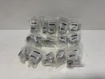 (15) Knob Pull Liberty 1-3/4" Faceted Clear Acrylic Hexagonal P19443-116-CP New. Fixed Price $65.00.