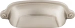 Top Knobs M1300 Charlotte Cup Pull 2 9/16" (c-c) Brushed Satin Nickel. Fixed Price $9.90.