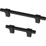 Brainerd Adjusta 1-3/8"- 4" Wrapped Bar Pull/handle Matte Black Lot Of 7. Fixed Price $14.00.