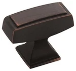 Amerock BP535342 Bronze Mulholland 1-1/2" Rectangular Cabinet Knob. Fixed Price $12.21.