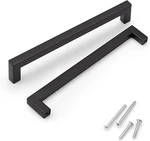 Knobwell 30 Pack 8" (7-9/16" Hole Spacing) Matte Black Modern Cabinet Pulls. Fixed Price $29.99.