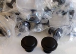 Ilyapa Black Beveled Kitchen Cabinet Knobs - Round Drawer Handles Pulls 25 Pack. Fixed Price $25.00.