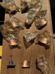 Copper Mcm Cabinet Dresser Drawer Knob Hardware Lot Of 12 Vtg Amerock / Merit. Fixed Price $75.00.