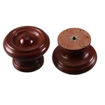 8PCS Cabinet Drawer Single Hole Wooden Pull Knobs Handles Red Brown 37MMX25MM. Fixed Price $12.86.