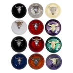 Cow Skull Brake Knobs Twisted Shifterz (choose Color) (5/8"-11 Female Threads). Fixed Price $74.99.