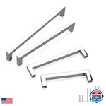 Gobekor 10 Pack Solid Polished Chrome Cabinet Handles 5 Inch Hole Center. Fixed Price $46.88.