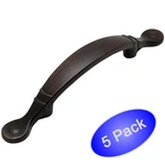 *5 Pack* Cosmas Oil Rubbed Bronze Cabinet Handles Pulls #9980ORB. Fixed Price $10.95.