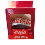 Coca Cola Brand Coke Stationary Wall Mount Bottle Opener Metal New Box. Fixed Price $16.99.