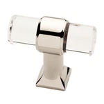 Liberty P37298C-PN 1/2" Cabinet & Drawer Knob Polished Nickel Clear Acrylic. Fixed Price $5.65.