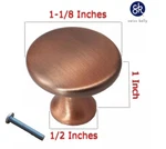 Swiss Kelly Hardware Antique Copper Kitchen Cabinet Handles Drawer Pulls. Fixed Price $5.49.