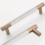 Westablize 2-PACK 5" Knurled Bar Cabinet Pulls, Bronze Nickel Handles For Drawer. Fixed Price $19.48.