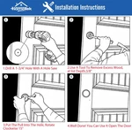 Pack Closet Door Finger Pull 1-3/4 Easy Snap Installation, Black,fits .... Fixed Price $17.55.