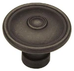 (12 Pack) 1-1/2" Rustique Ringed Knob Distressed Oil Rubbed Bronze. Fixed Price $103.83.