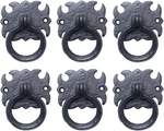 Renovators Supply Manufacturing Cabinet Handles 3 In. Black Wrought Iron Drawer. Fixed Price $67.80.