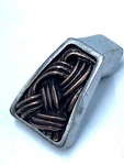 Vicenza Designs Sancio Hand Crafted Finger Pull Knob Vintage Pewter & Copper. Fixed Price $18.88.