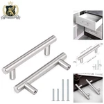 Elegant 30 Pack Cabinet Pulls - Modern Brushed Nickel Bar Style, 5 Inch Length. Fixed Price $25.99.