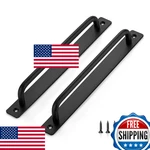 Ravinte 8-PACK 8.8" Black Zinc Alloy Barn Door Handles Sliding Closet Cabinet. Fixed Price $56.22.