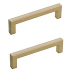 2-PACK Hickory Hardware HH075327-EGN 3-3/4" Center-center Squared Cabinet Handle. Fixed Price $7.17.
