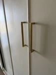 2 Two Restoration Hardware Lambeth Knurled 8 Inch Pull Abrs Brass Handle Cabinet. Fixed Price $44.00.