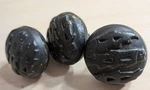 1993 Kbc Brass Blackened Pull Knob Engraved Fish 1.25 Set Of. Fixed Price $13.99.