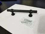 Oyx Drawer Pulls 3/4" Hole Center Black Contemporary LST18BK96-10PACK New. Fixed Price $12.95.