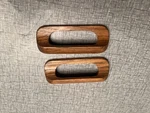 Pair Unfinished Cabinet Hardware Hickory Natural Woodcraft P676-UW Cup Pull. Fixed Price $10.00.