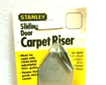 Stanley Sliding Door Carpet Riser 40-3548 With Screws 1 Each Zinc Plated Steel. Fixed Price $7.79.