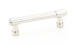 Lot Of 5 Pack Emtek 86690US14 Jasper Cabinet Pull, 8" C-c, Polished Nickel. Fixed Price $94.77.