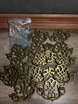 13 Vintage Kbc Chippendale Brass Drawer Pull Handles K1570 X Lot B4. Fixed Price $64.00.
