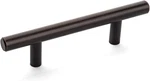 25 Pack Oil Rubbed Bronze Cabinet Pulls - 3.5" Euro Style Bar Handles. Fixed Price $100.99.