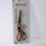 Imperfect Box New Westcott 8" Vintage Copper Finish Scissors (16459). Fixed Price $14.99.
