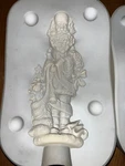 Ceramic Slip Mold Oak Knob African American Santa 7/8 Tall Kimple 2687. Fixed Price $59.00.