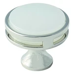 Amerock BP36607GM BP36608-PNFA Knob Oberon 1-3/8IN Polished Nickel /frosted Acry. Fixed Price $24.31.