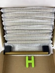 Fulgente Cabinet Handles Gold Black Brushed Stainless Steel Drawer Pulls 10 Pack. Fixed Price $35.99.