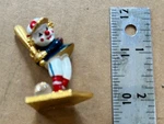 Vintage Spoontiques Pewter Clown Baseball Player Figure KM475. Fixed Price $17.00.