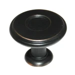 Pack Of 10 Oil Rubbed Bronze 1/4" Cabinet Knobs BP27026-ORB Amerock Porter. Fixed Price $47.75.